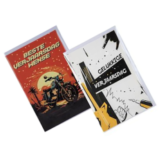 Birthday Greeting Card & Envelope - Male, Afrikaans